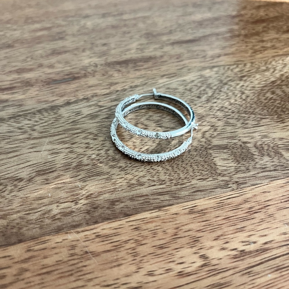 Elegant Silver Hoop Earrings